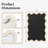Rectangle Solid Wood Wavy Flat Wall Mirror-965324165-965324161