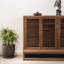 Buffet en bois massif 78,74 po