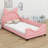 Upholstered Daybed With Carton Ears Shaped Headboard-106588328