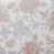 Motif floral jacobin rose et bleu