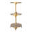 Oval Shaped Metal 3-Tier Shelf-1355687398