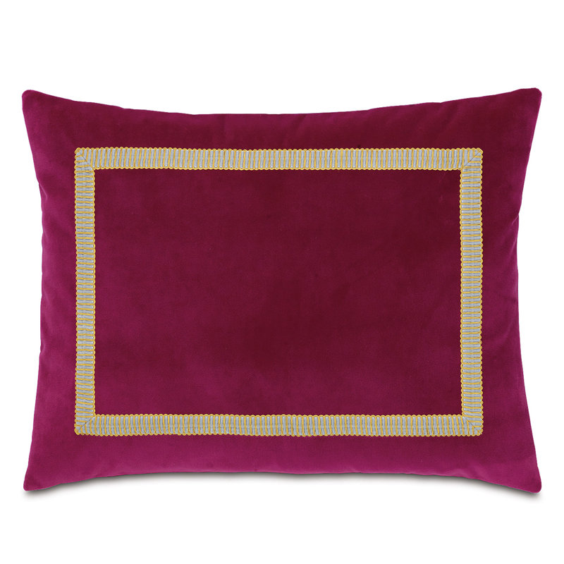 Tresco Plush Raspberry Sham, Standard