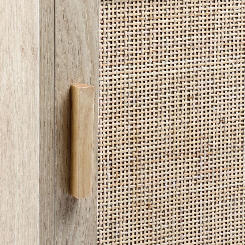 Ensemble de 2 tables de chevet Cirsten, Naturel