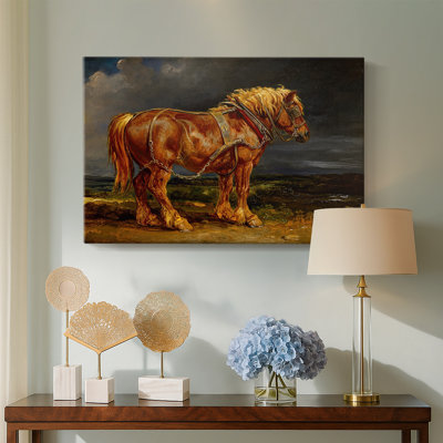 Portrait d'une charrette à cheval-James Ward-Gallery, toile tendue-c. début du 19e siècle