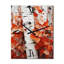 Arbre à fleurs orange et blanc à Aspen, Colorado - Très grandes horloges murales botaniques-1349190957