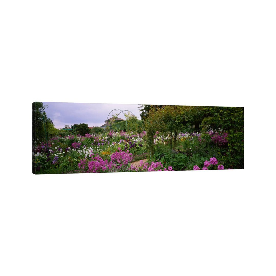Clos Normand, Fondation Claude Monet, Giverny, France - Wrapped Canvas Panoramic Photograph