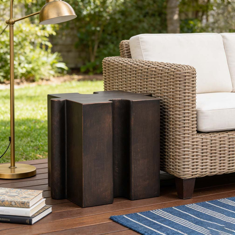 Table d'appoint Art, Cuivre antique-1