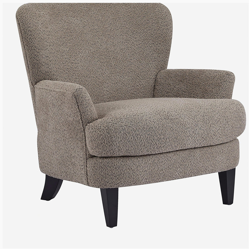 Fauteuil club rembourré Gerald Boucle
