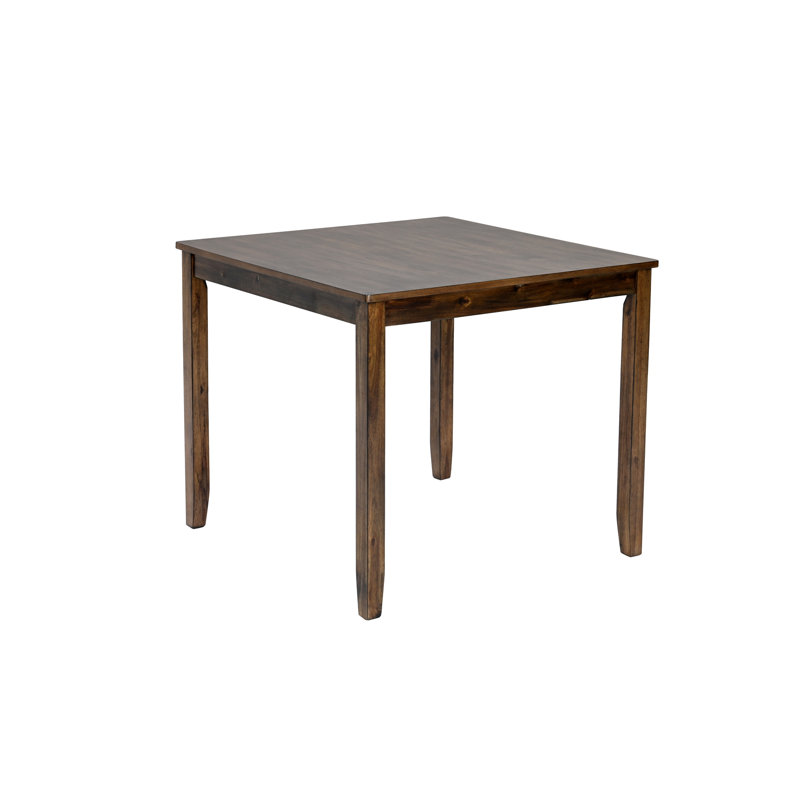 Wooden Dining Square Table, Kitchen Table For Small Space, 4 Person Dining Tableonly THE TABLE, 30"H x 34.5"L x 34.5"W