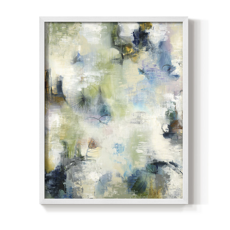 «Make Magic», reproduction encadrée - bois massif, H 11 po x l 9 po, Blanc