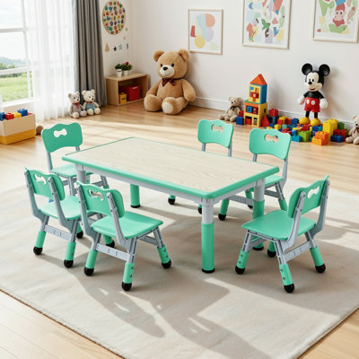 Aarianna Rectangular Preschool Play / Activity Table by Isabelle & Max