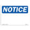 Notice Notice Blank Write-On Sign