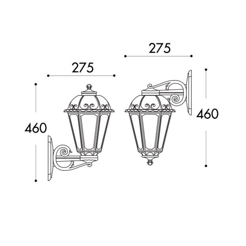 Rian Outdoor Wall Lantern