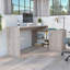 Bureau en L Desti, bureau, gris clair-40756940