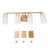 Nakaiah Dimmable Rose Gold Vanity Light-627047561