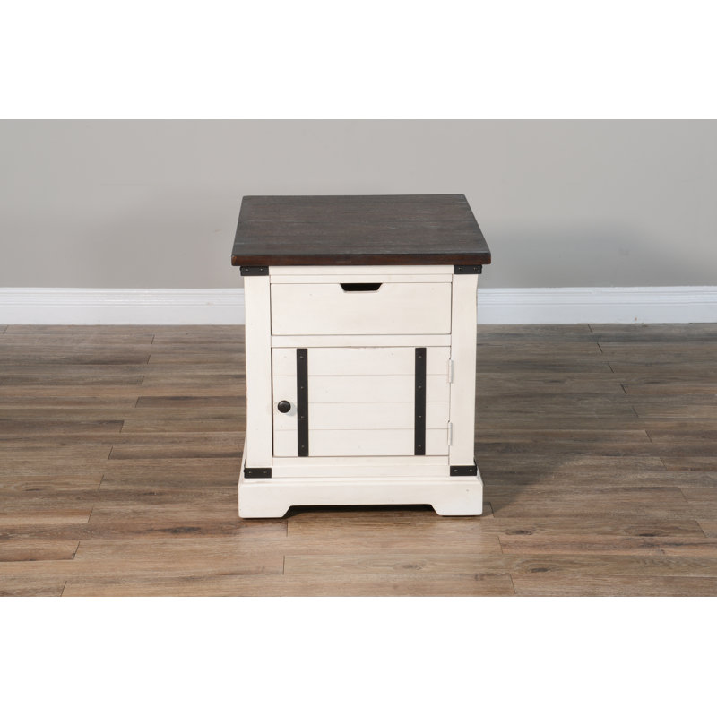 Bogner End Table with Storage