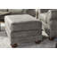 Shandon Fabric Upholstered Nailhead Ottoman-1182604959