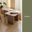 Table basse moderne en forme de L 35,43 ", nouvelle table de thé à combinaison libre avec peinture verte multicouche, table d'appoint pour canapé, canapé central peu encombrant pour salon-347131986