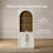 Mercer41 Grabill Arched Storage Cabinet With Hutch-513017485