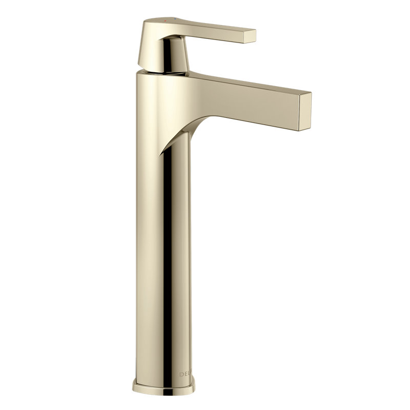 Zura Single Hole Bathroom Faucet with Diamond Seal Technology, Polished Nickel