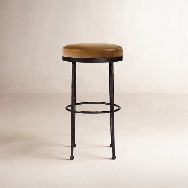 Corinne Stool-Ivan Stone, Bar Stool (31.25" Seat Height), Surrey Ochre