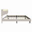 Upholstered Linen Platform Bed-1572705496-1572705497