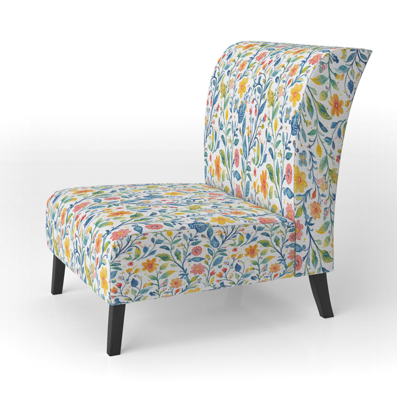 Fauteuil d'appoint Boho, Pantoufle sans accoudoirs