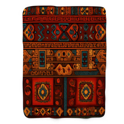 Ethnic Rhythms - 1 Piece Premium Blanket