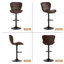 Adjustable Height Counter Stool with Metal Frame-1853004366-1853004363