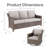 Tya 5 - Person Outdoor Conversation Furniture Set Seating Group With Cushions-1549384512