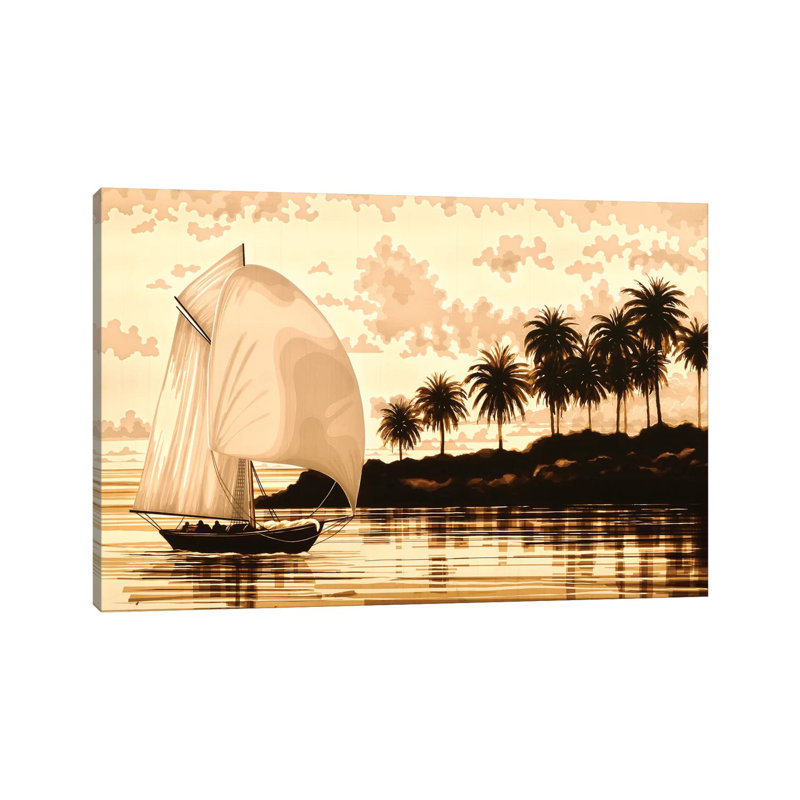 Sail by Max Zorn - Print on Canvas, Wrapped Canvas, 30.48 cm H x 45.72 cm W