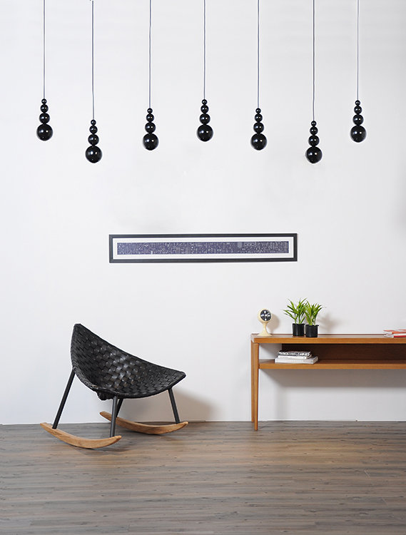 Bubble 1 - Light Pendant, Black