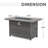 Guildford Outdoor Firepit Table