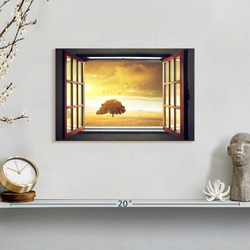 Harnek Sunny Spring Window, 8" H x 12" W