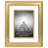 Picture Frame With Decorative Inner Mat Accent - Shatter Resistant Glass And Easel Stand-109519281