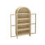Grand garde-manger arqué en faux bois Aadhyasri