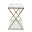 Hematite Glass Top Metal Base Writing Desk-1266871736-1266871687