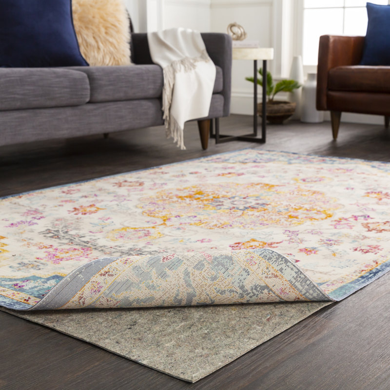 Leighton Dual Surface 0.22'' Thick Rug Pad, Runner 2'6" x 10'