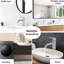 Robinet de salle de bain en nickel brossé - Robinet pour salle de bain moderne à une poignée-124464683