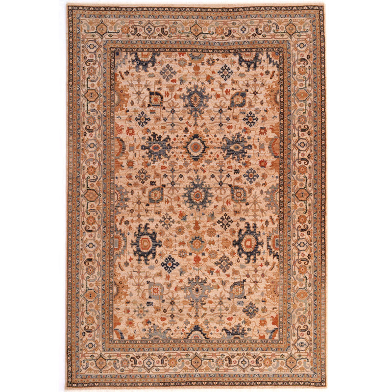 Shanniece Wool Oriental Indoor Rug, Rectangle 5'3" x 7'10"