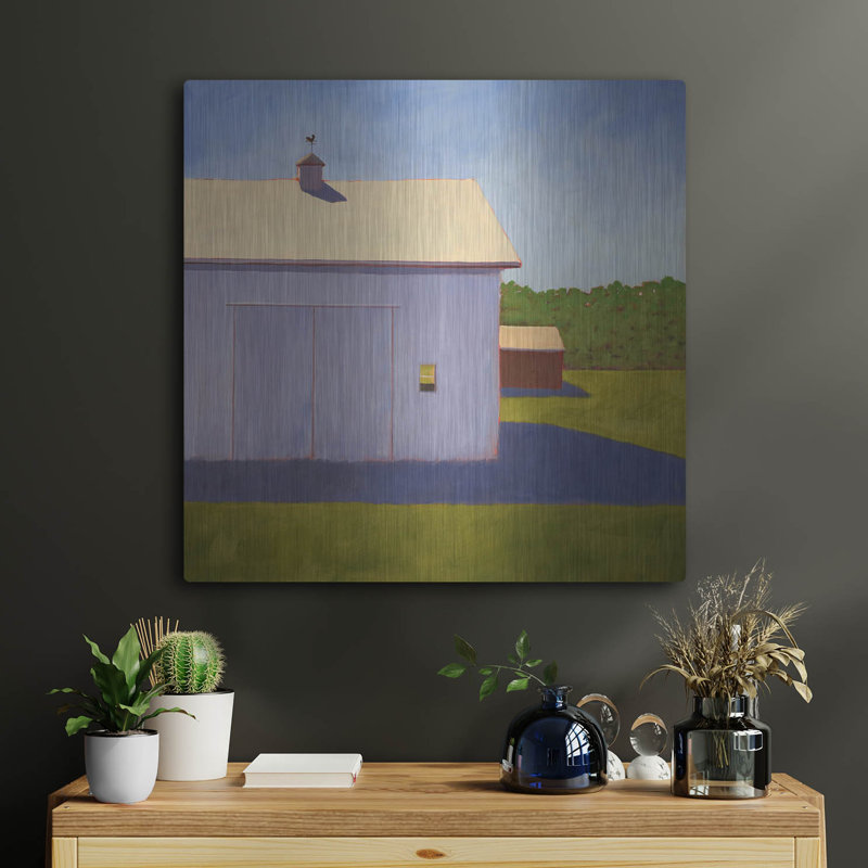  «Velvet Violet 1» par Carol Young, art mural en métal, 24 po x 24 po, H 24 po x l 24 po