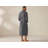 Unisex Organic Waffle Robe Fog-10554943-124606086