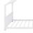 Metal House Bed Frame with Classic Roof Design-129109604