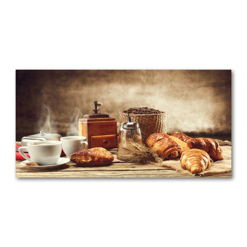 Breakfast - Print, Wrapped Canvas, 70cm H x 140cm W x 2cm D