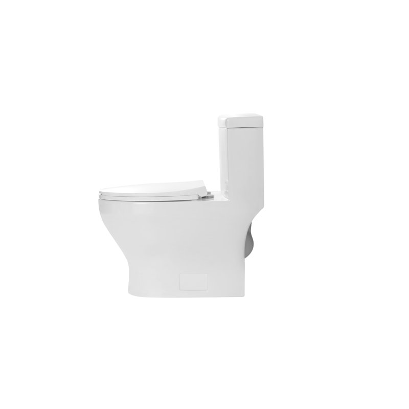 Toilette monobloc Upc Siphonic - 4,8 l à simple chasse d'eau, conception peu encombrante, brute 12 po