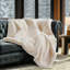 Jeté luxueux en fausse fourrure de chinchilla 1220GSM-106368350-106368354