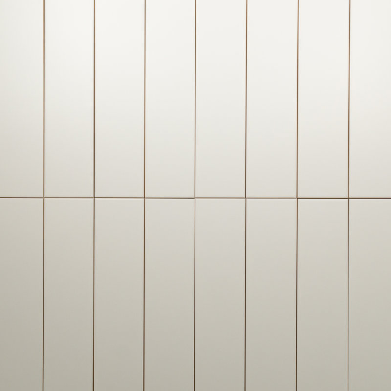 Carreau de mur de métro mat 3 po x 12 po Shades, Ivoire crème