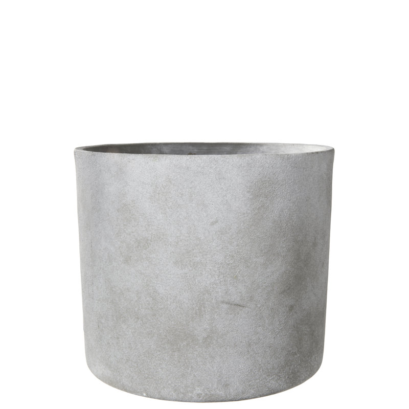 Pot à fleurs en ciment Naidelin, H 8,25 po x l 9 po x P 9 po