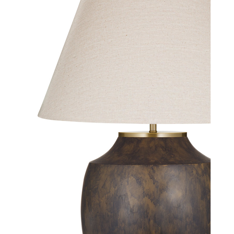 Lampe de table Ashe - Brun