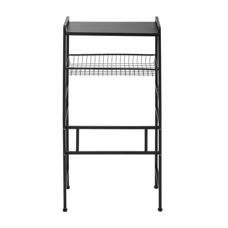 Carbon Steel Bathroom Shelves, black